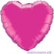 Сердце 32"/78 см Лиловый - Интернет магазин шаров, цветов и подарков
