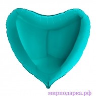 Сердце 36"/90см Тиффани - Интернет магазин шаров, цветов и подарков