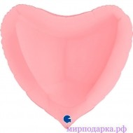 Сердце 36"/90см Розовый Матовый - Интернет магазин шаров, цветов и подарков