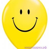 Шар смайл улыбка - Интернет магазин шаров, цветов и подарков