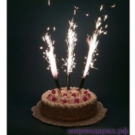 Набор тортовых свечей "Фонтаны" 12,5см. (4 шт.) - Интернет магазин шаров, цветов и подарков