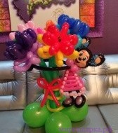 Минни с букетом из шаров - Интернет магазин шаров, цветов и подарков