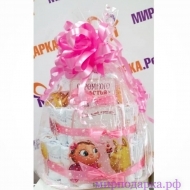 Торт из подгузников для новорожденного - Интернет магазин шаров, цветов и подарков