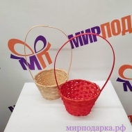 Корзина бамбуковая малая - Интернет магазин шаров, цветов и подарков