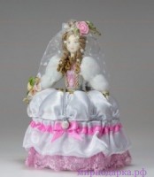 Кукла-шкатулка "Невеста" - Интернет магазин шаров, цветов и подарков